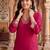 women regular thread work kurta with trousers