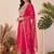 women ethnic motifs embroidered regular kurta with trousers & with dupatta