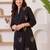 women ethnic motifs embroidered regular thread work cotton kurta with trousers