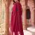 women ethnic motifs regular kurta with trousers & with dupatta