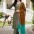 women printed regular cotton kurta with trousers & with dupatta