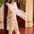 women floral embroidered regular thread work kurta with trousers & with dupatta
