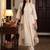 women floral embroidered empire thread work cotton kurta with trousers