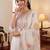 women floral embroidered regular thread work kurta with trousers & with dupatta
