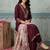 women ethnic motifs embroidered regular thread work kurta with patiala & with dupatta