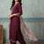 women ethnic motifs embroidered regular thread work kurta with patiala & with dupatta