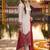 women ethnic motifs printed regular kurta with trousers & with dupatta