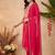 women ethnic motifs embroidered regular kurta with trousers & with dupatta