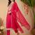 women ethnic motifs embroidered regular kurta with trousers & with dupatta