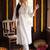women floral embroidered regular thread work cotton kurta with trousers