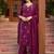 women ethnic motifs printed regular kurta with trousers & with dupatta