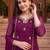 women ethnic motifs printed regular kurta with trousers & with dupatta