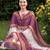 women ethnic motifs printed regular cotton kurta with trousers & with dupatta