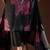 women floral printed regular linen kurta with trousers & with dupatta
