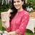 women ethnic motifs printed regular cotton kurta with trousers