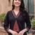 women ethnic motifs printed regular cotton kurta with trousers & with dupatta