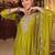 women ethnic motifs embroidered regular kurta with sharara & with dupatta