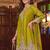 women ethnic motifs embroidered regular kurta with sharara & with dupatta