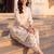 women floral printed regular thread work kurta with dhoti pants