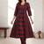 women printed empire cotton kurta with trousers