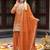 women ethnic motifs embroidered regular thread work kurta with sharara & with dupatta