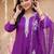 women ethnic motifs embroidered regular thread work liva kurta with trousers & with dupatta