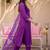 women ethnic motifs embroidered regular thread work liva kurta with trousers & with dupatta