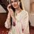 women floral printed regular kurta with trousers & with dupatta