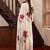 women floral printed regular kurta with trousers & with dupatta