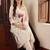 women floral printed regular kurta with trousers & with dupatta