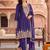women ethnic motifs thread work kurta with patiala & dupatta