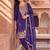 women ethnic motifs thread work kurta with patiala & dupatta