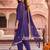women ethnic motifs thread work kurta with patiala & dupatta