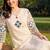 women printed regular kurta with trousers
