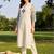 women printed regular kurta with trousers