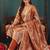 women ethnic motifs regular kurta with trousers & with dupatta