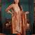 women ethnic motifs regular kurta with trousers & with dupatta