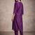 women ethnic motifs embroidered regular sequinned liva kurta with trousers & with dupatta
