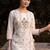 women floral printed regular cotton kurta with trousers & with dupatta