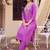women ethnic motifs embroidered regular thread work kurta with trousers