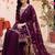 women ethnic motifs embroidered regular thread work kurta with sharara & with dupatta