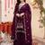 women ethnic motifs embroidered regular thread work kurta with sharara & with dupatta