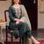 women ethnic motifs embroidered regular thread work liva kurta with trousers & with dupatta