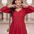 women regular gotta patti liva kurta with trousers & with dupatta