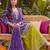 women ethnic motifs embroidered regular kurta with palazzos & with dupatta