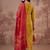 women ethnic motifs regular thread work kurta with trousers & with dupatta