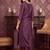 women ethnic motifs embroidered regular thread work kurta with trousers