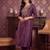 women ethnic motifs embroidered regular thread work kurta with trousers