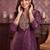 women ethnic motifs embroidered regular thread work kurta with trousers