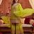 women floral embroidered regular kurta with sharara & with dupatta